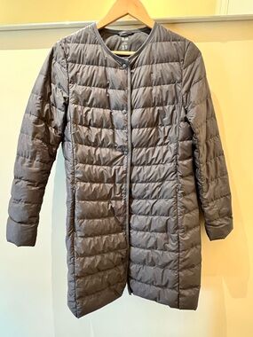 Uniqlo Ultra Light Down Coat - Size Small S - Gray